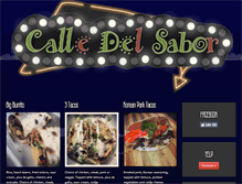 Tablet Screenshot of calledelsabor.com